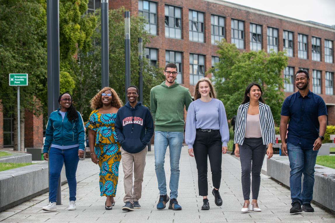 Dublin City University - Students Walking