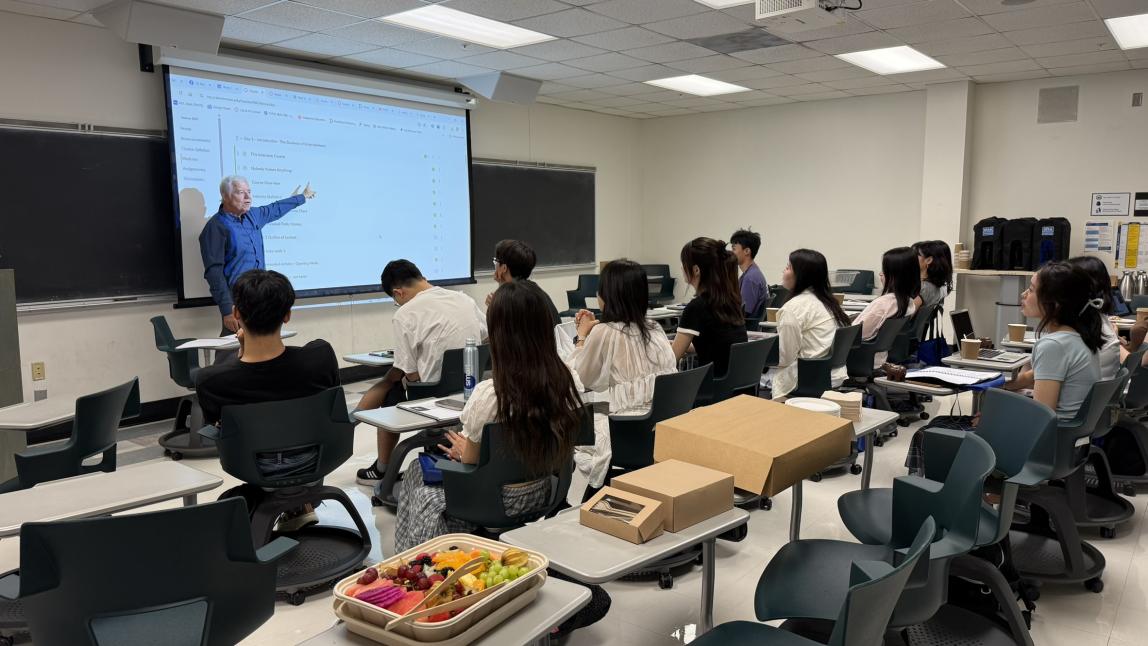 UCLA Study Tour Business of Entertainment Lecture