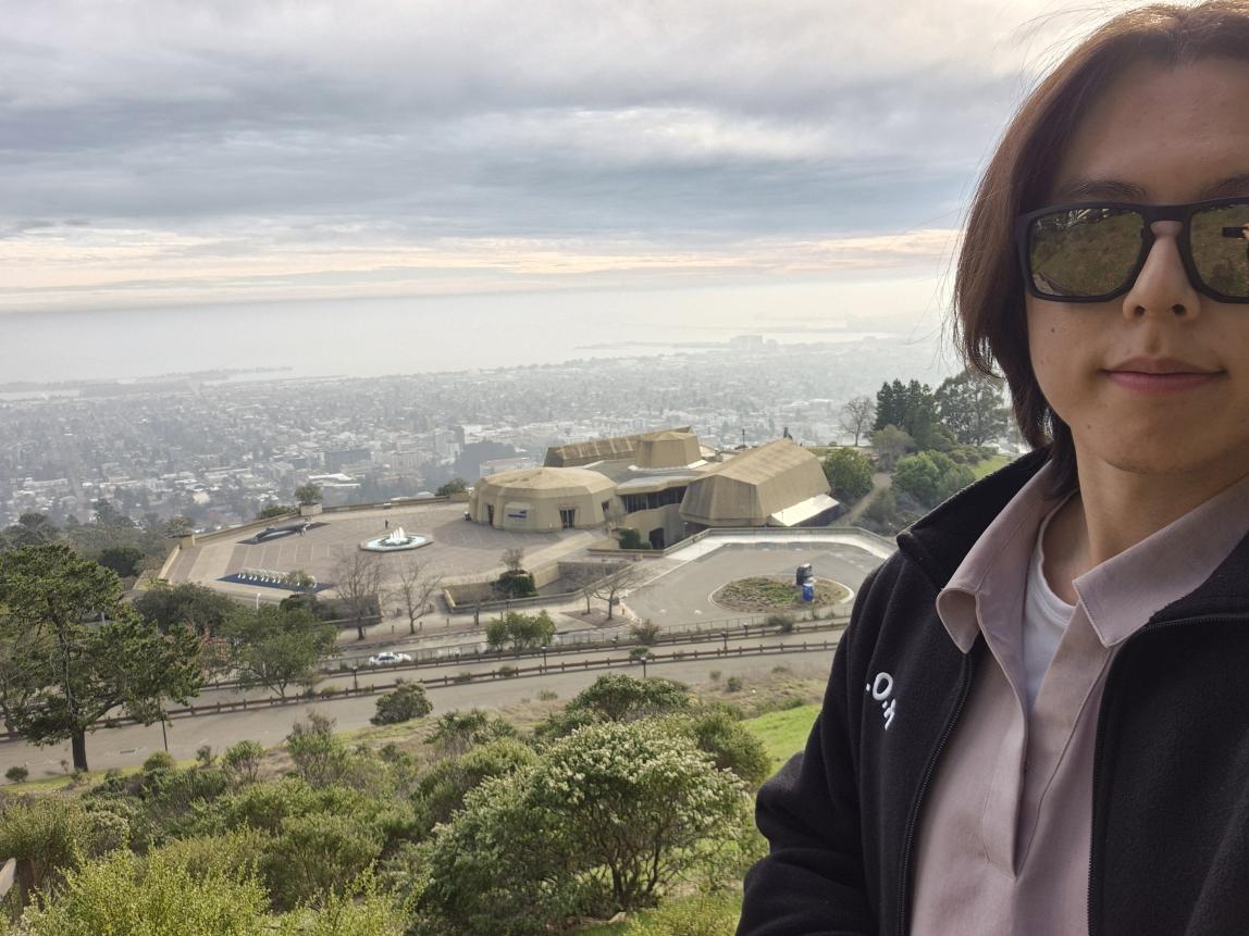 SAF Korea Kijung Park overlooking Berkeley Lawrence Hall