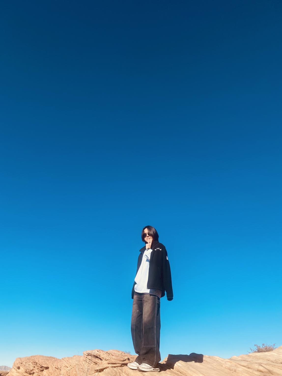 SAF Korea Kijung Park on hill with blue sky