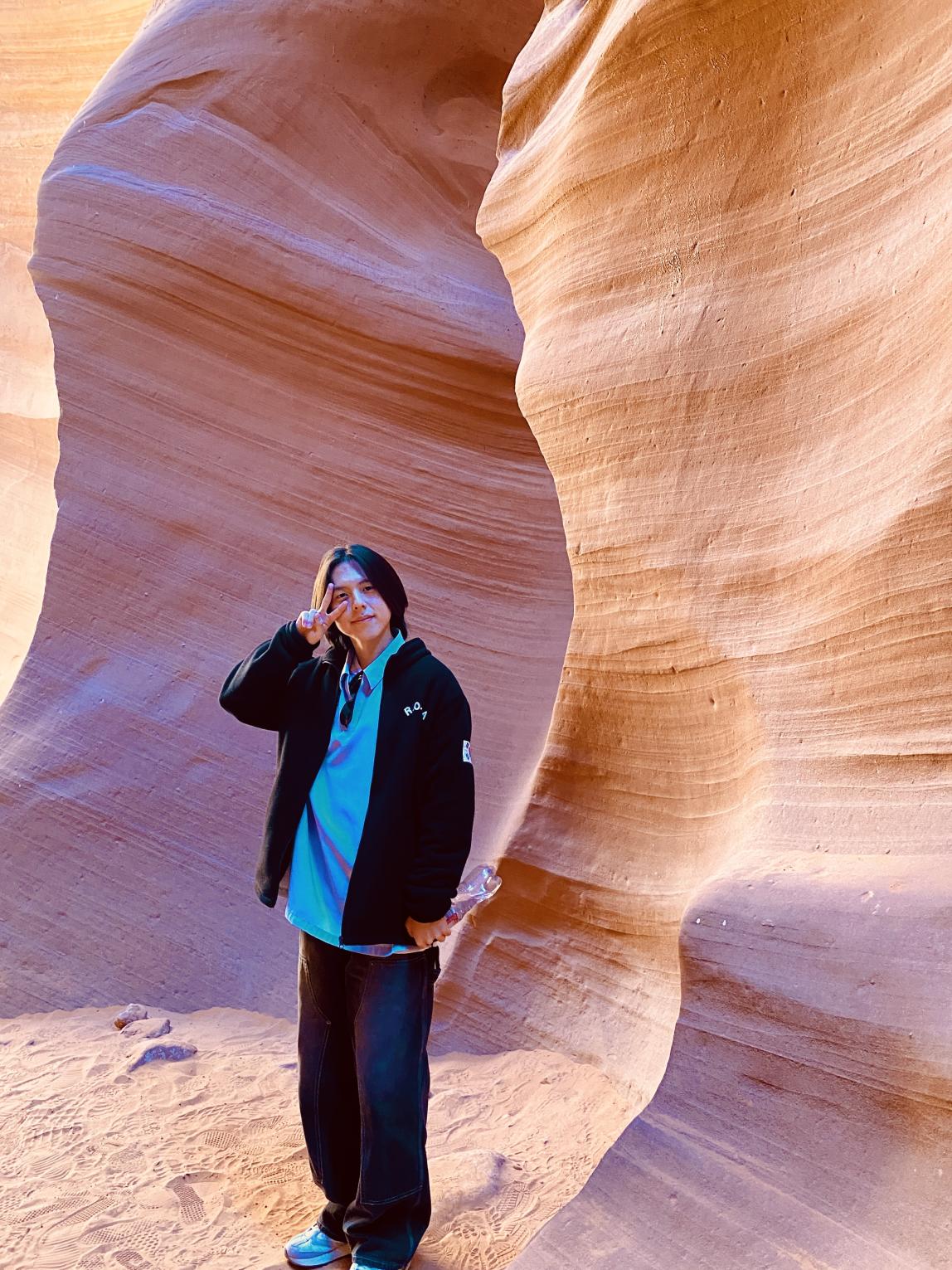 SAF Korea Kijung Park in desert canyon