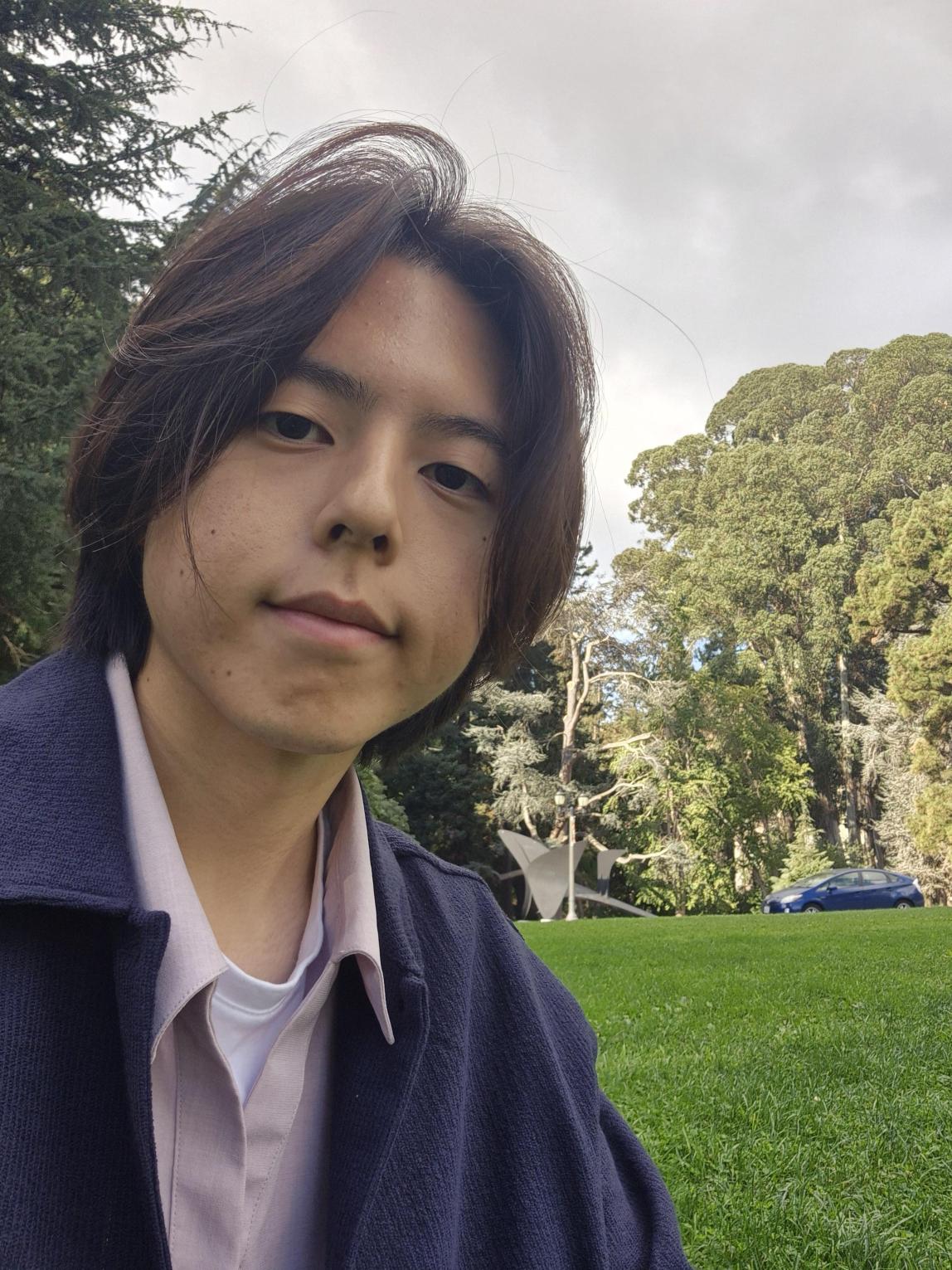 SAF Korea Kijung Park selfie in park