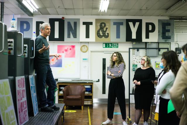 UAL London College of Communication Print Finishing