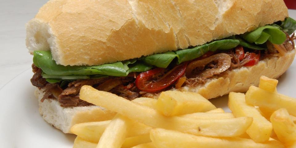 Lunch, fries, food